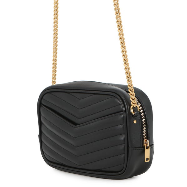 サンローランパリ チェーンショルダーバッグ ルー ミニバッグ レザー 748849 SAINT LAURENT PARIS 黒