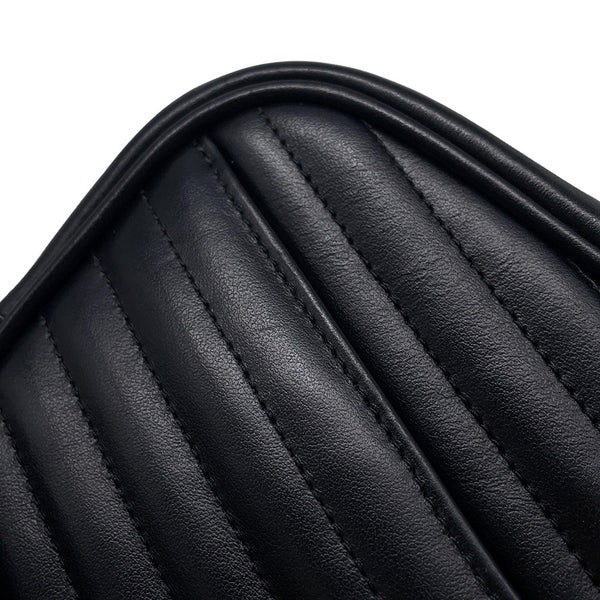 サンローランパリ チェーンショルダーバッグ ルー ミニバッグ レザー 748849 SAINT LAURENT PARIS 黒