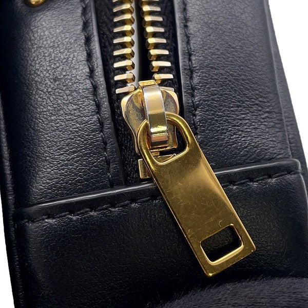 サンローランパリ チェーンショルダーバッグ ルー ミニバッグ レザー 748849 SAINT LAURENT PARIS 黒