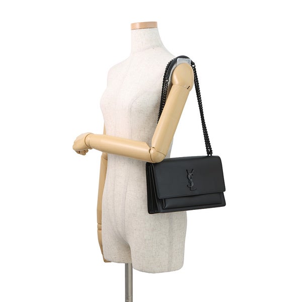 サンローランパリ チェーンショルダーバッグ サンセット 442906 SAINT LAURENT PARIS 2wayショルダー YSL 黒