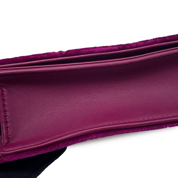 グッチ チェーンショルダーバッグ GGマーモント ベロア キルティング ミニ 488426 GUCCI バッグ