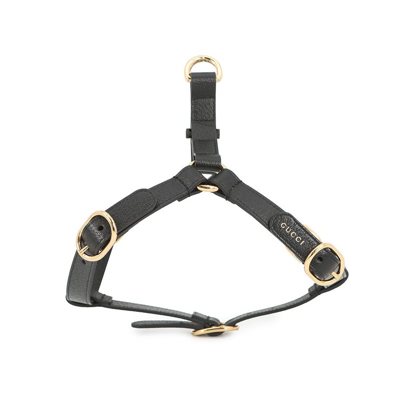 グッチ ペットハーネス インターロッキングG レザー サイズM 692963 GUCCI ペット用