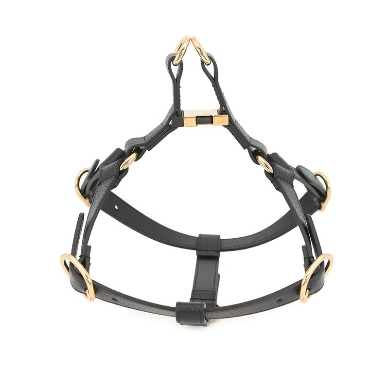 グッチ ペットハーネス インターロッキングG レザー サイズM 692963 GUCCI ペット用