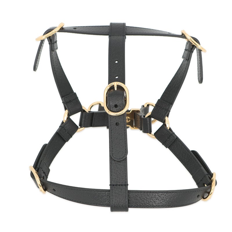 グッチ ペットハーネス インターロッキングG レザー サイズM 692963 GUCCI ペット用