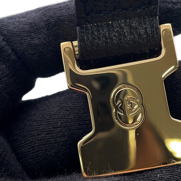 グッチ ペットハーネス インターロッキングG レザー サイズM 692963 GUCCI ペット用