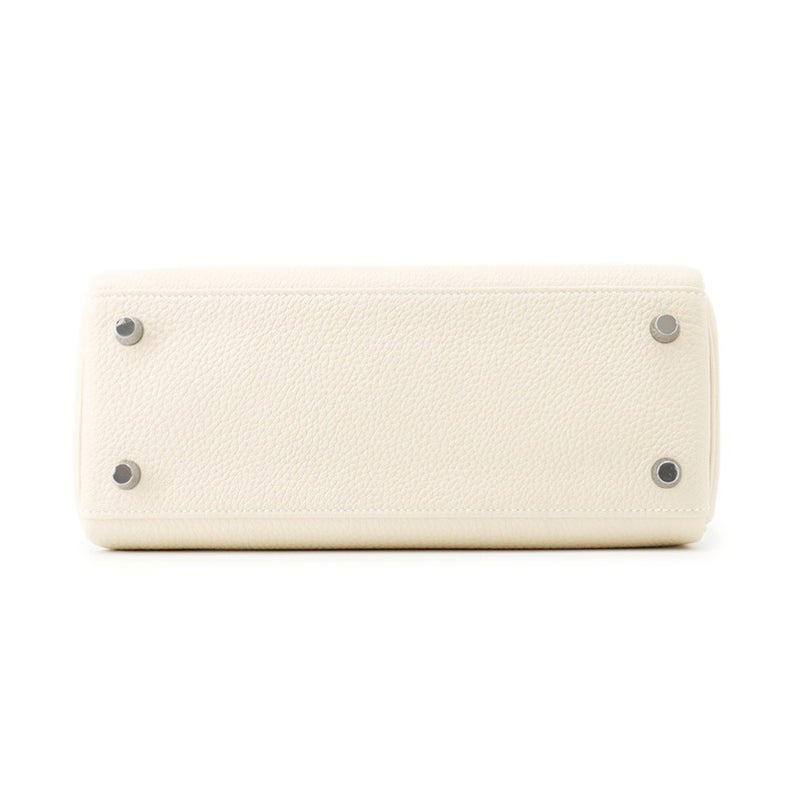 エルメス ハンドバッグ ケリー25 内縫い クレ/シルバー金具 トゴ G刻印 ２wayショルダー