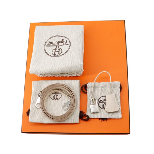 エルメス ハンドバッグ ケリー25 内縫い クレ/シルバー金具 トゴ G刻印 ２wayショルダー