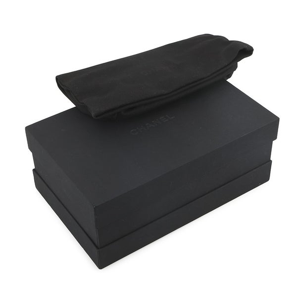 シャネル チェーンショルダーバッグ ココマーク ダブルチェーン クロコダイル CHANEL 黒