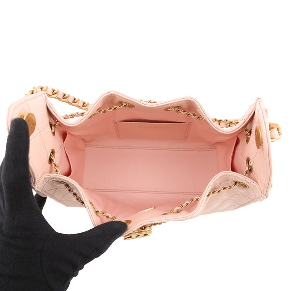 シャネル チェーンショルダーバッグ CHANEL25 ミニ ココマーク ワンショルダー キャビアスキン AS5631 CHANEL