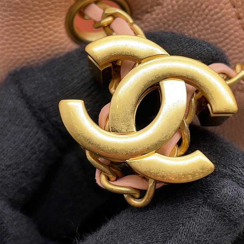 シャネル チェーンショルダーバッグ CHANEL25 ミニ ココマーク ワンショルダー キャビアスキン AS5631 CHANEL