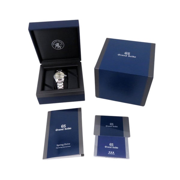 セイコー グランドセイコー スプリングドライブ パワーリザーブ SBGA283 SEIKO 腕時計 シルバー文字盤