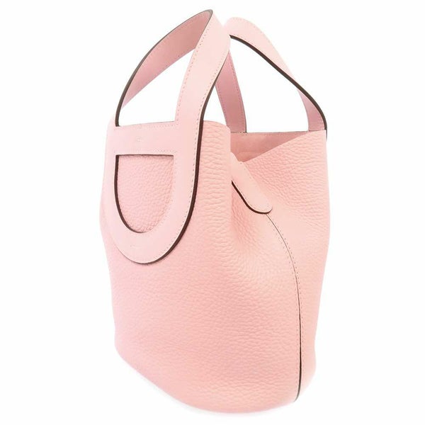 エルメス ハンドバッグ インザループ 18 ローズサクラ/シルバー金具 トリヨンクレマンス/スイフト B刻印