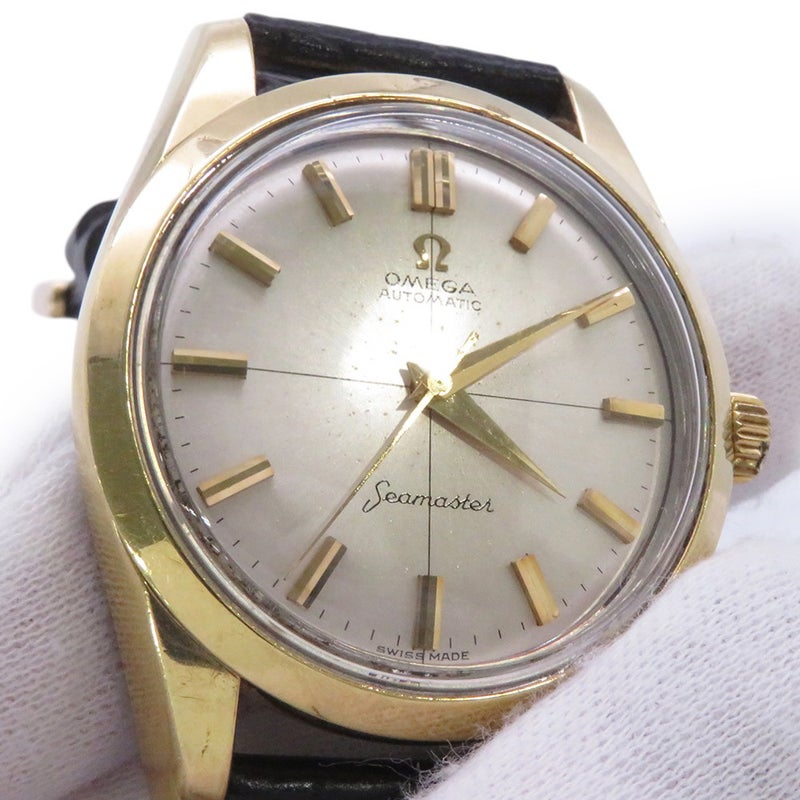 オメガ シーマスター ヴィンテージ OMEGA 腕時計 メンズ シルバー文字盤