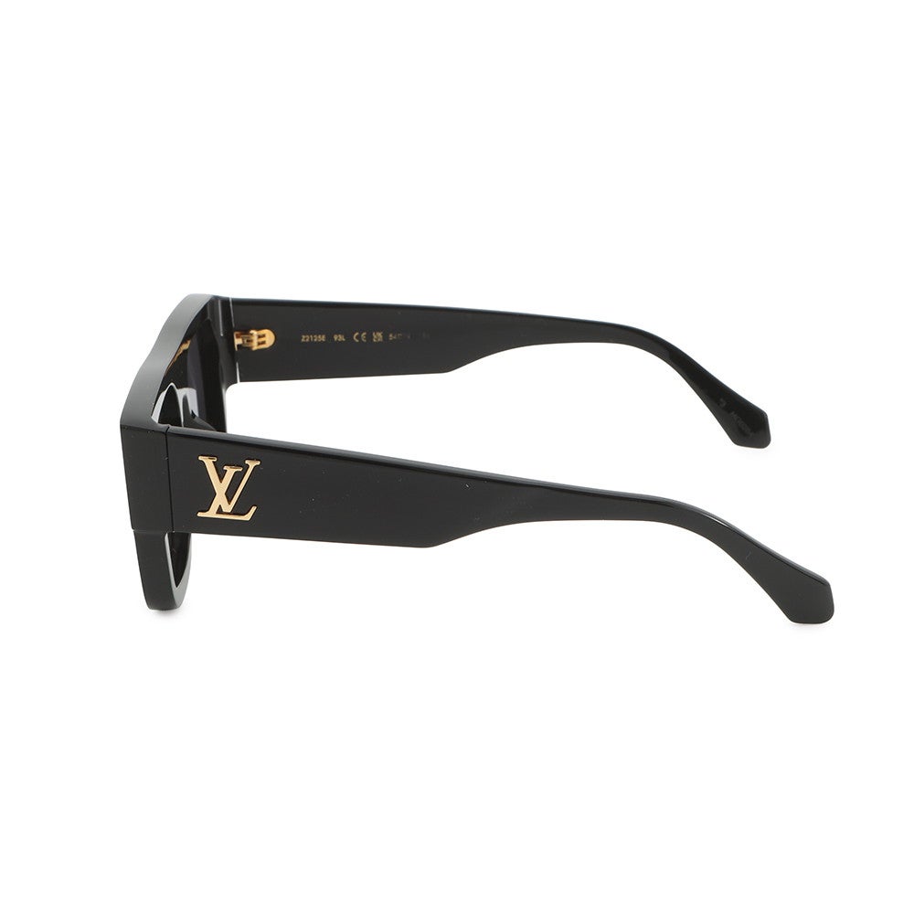 ルイヴィトン サングラス アセテート LVクラッシュ・スクエア 5419 155 Z2125E LOUIS VUITTON アイウェア 黒 ブラック ルイヴィトン サングラス アセテート LVクラッシュ・スクエア 5419 155