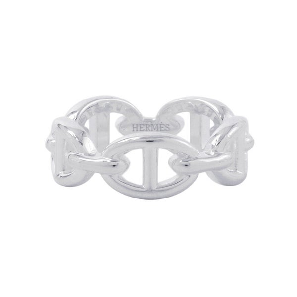 エルメス リング シェーヌダンクル アンシェネPM Enchainee SV925シルバー リングサイズ54 HERMES ジュエリー