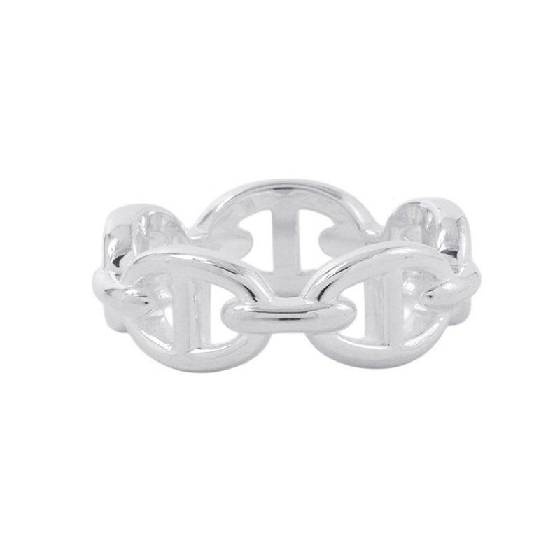 エルメス リング シェーヌダンクル アンシェネPM Enchainee SV925シルバー リングサイズ54 HERMES ジュエリー