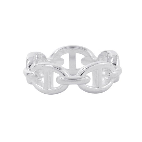 エルメス リング シェーヌダンクル アンシェネPM Enchainee SV925シルバー リングサイズ54 HERMES ジュエリー