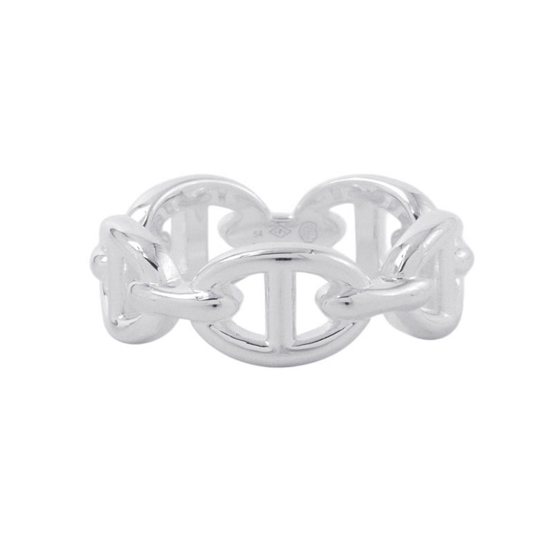 エルメス リング シェーヌダンクル アンシェネPM Enchainee SV925シルバー リングサイズ54 HERMES ジュエリー