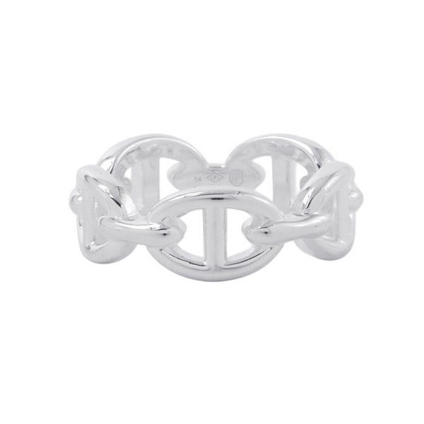 エルメス リング シェーヌダンクル アンシェネPM Enchainee SV925シルバー リングサイズ54 HERMES ジュエリー