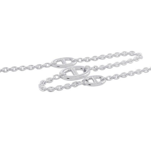 エルメス ネックレス シェーヌダンクル ファランドール SV925シルバー サイズ120 HERMES ロングネックレス ジュエリー