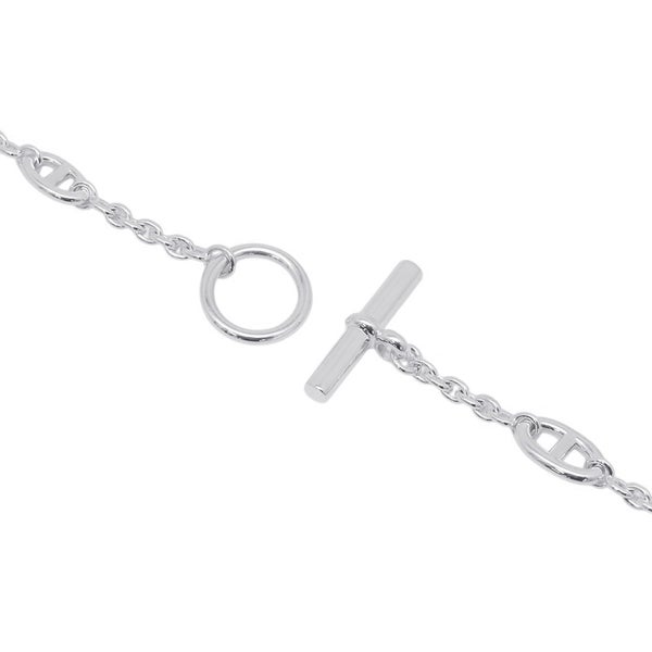 エルメス ネックレス シェーヌダンクル ファランドール SV925シルバー サイズ120 HERMES ロングネックレス ジュエリー