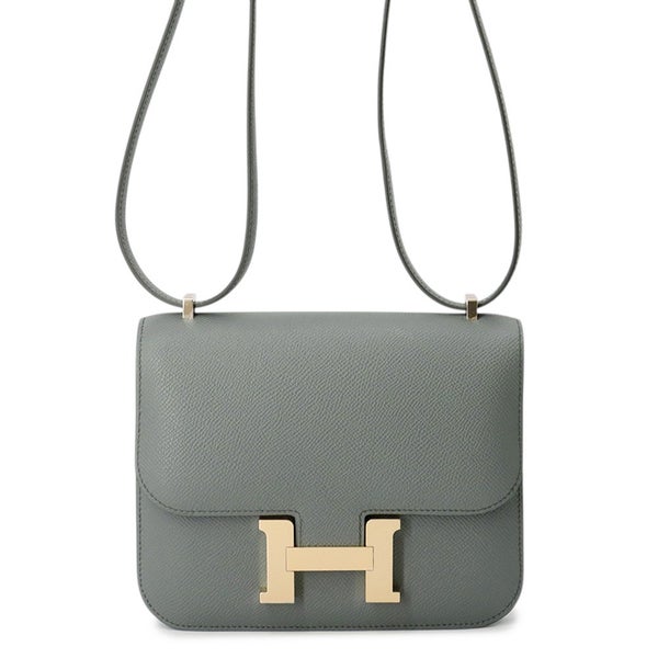 エルメス ミニ コンスタンス3 ミロワール ヴェールアマンド/シャンパンゴールド金具 エプソン K刻印