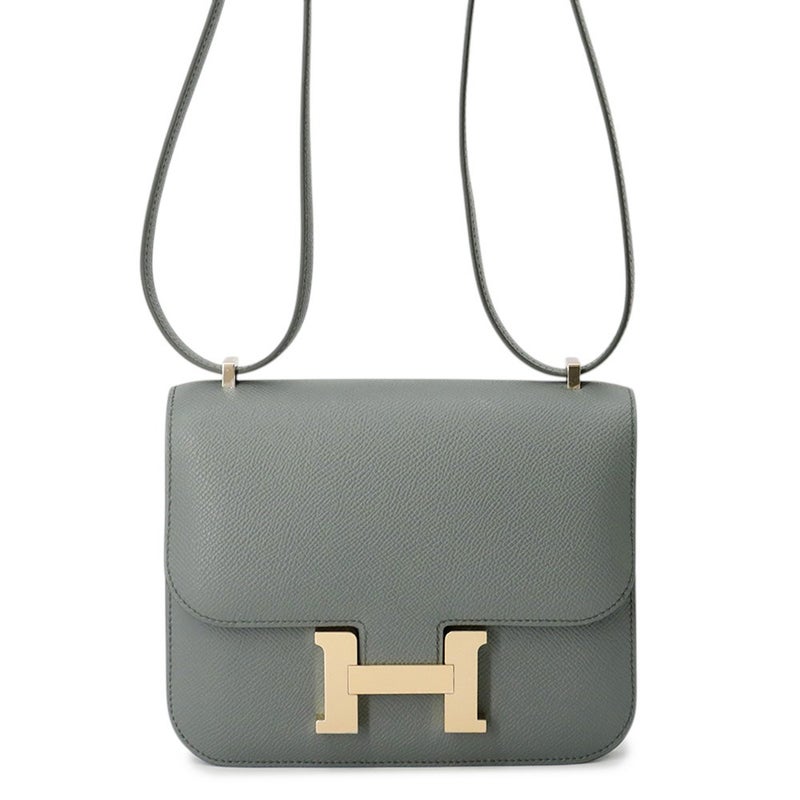 エルメス ミニ コンスタンス3 ミロワール ヴェールアマンド/シャンパンゴールド金具 エプソン K刻印