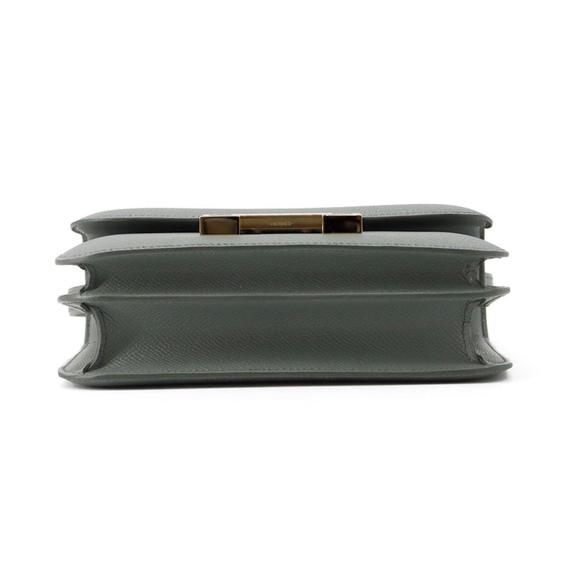 エルメス ミニ コンスタンス3 ミロワール ヴェールアマンド/シャンパンゴールド金具 エプソン K刻印