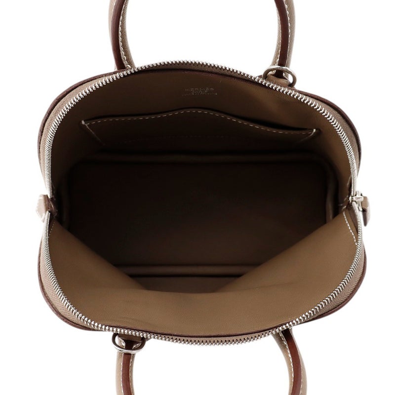 エルメス ボリード1923 ミニ エトゥープ/シルバー金具 エバーカラー K刻印 ２wayショルダー