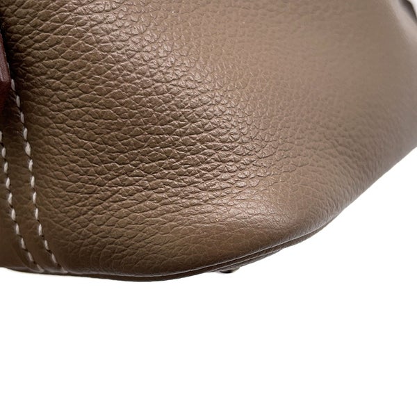 エルメス ボリード1923 ミニ エトゥープ/シルバー金具 エバーカラー K刻印 ２wayショルダー