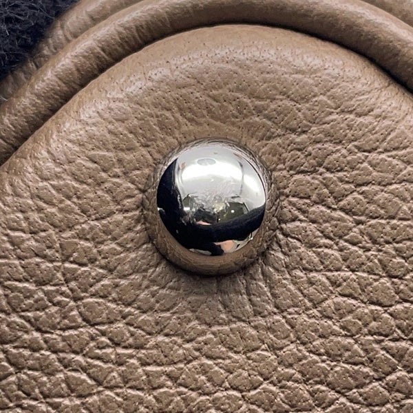 エルメス ボリード1923 ミニ エトゥープ/シルバー金具 エバーカラー K刻印 ２wayショルダー