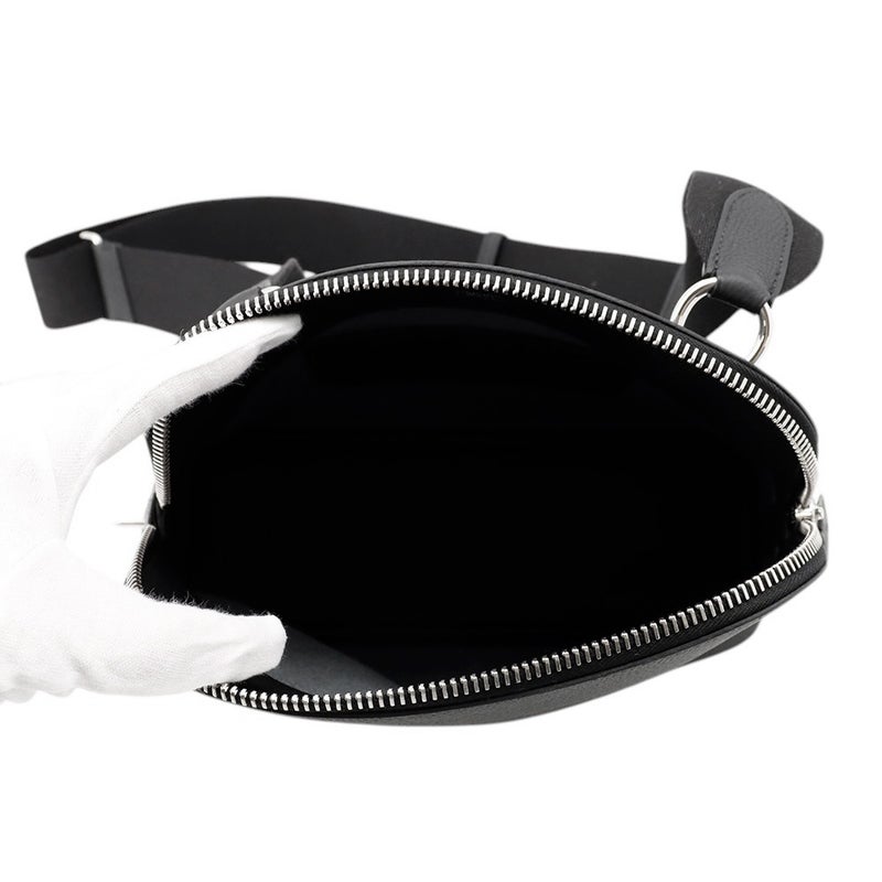 エルメス ショルダーバッグ ボリ－ド メッセンジャー ブラック/シルバー金具 トゴ K刻印 黒