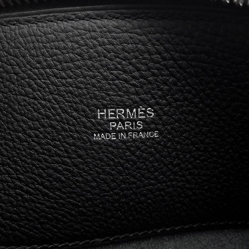 エルメス ショルダーバッグ ボリ－ド メッセンジャー ブラック/シルバー金具 トゴ K刻印 黒