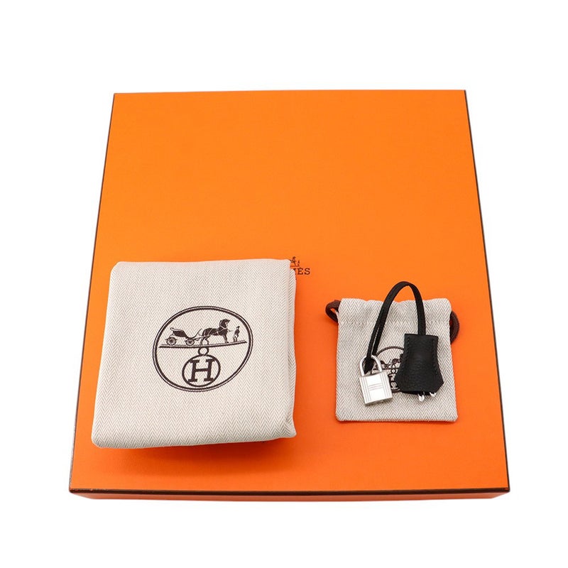 エルメス ショルダーバッグ ボリ－ド メッセンジャー ブラック/シルバー金具 トゴ K刻印 黒