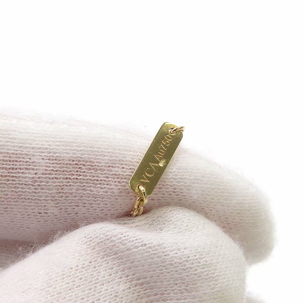 ヴァンクリーフ&アーペル ネックレス ヴィンテージ アルハンブラ ペンダント ギヨシェ K18YGイエローゴールド VCARP4KL00