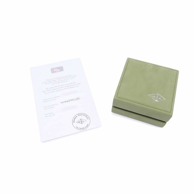 ヴァンクリーフ&アーペル ネックレス ヴィンテージ アルハンブラ ペンダント ギヨシェ K18YGイエローゴールド VCARP4KL00