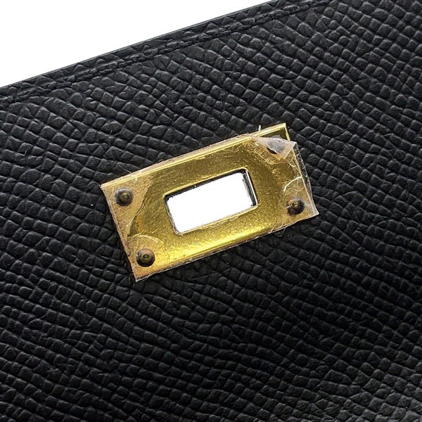 エルメス ケリーウォレット ロング トゥーゴー ブラック/ゴールド金具 エプソン W刻印 HERMES 黒