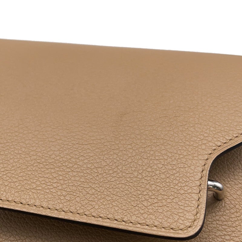 エルメス 財布 ロウリス ルリ スリム ヴェルソ  チャイ/ライム/シルバー金具エバーカラー U刻印 財布