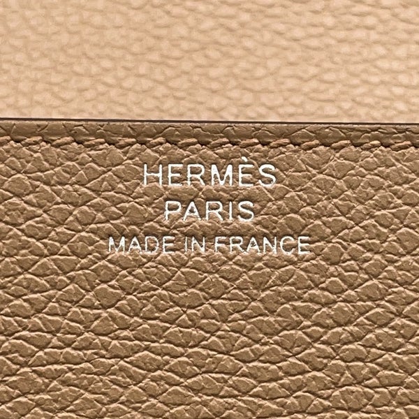 エルメス 財布 ロウリス ルリ スリム ヴェルソ  チャイ/ライム/シルバー金具エバーカラー U刻印 財布