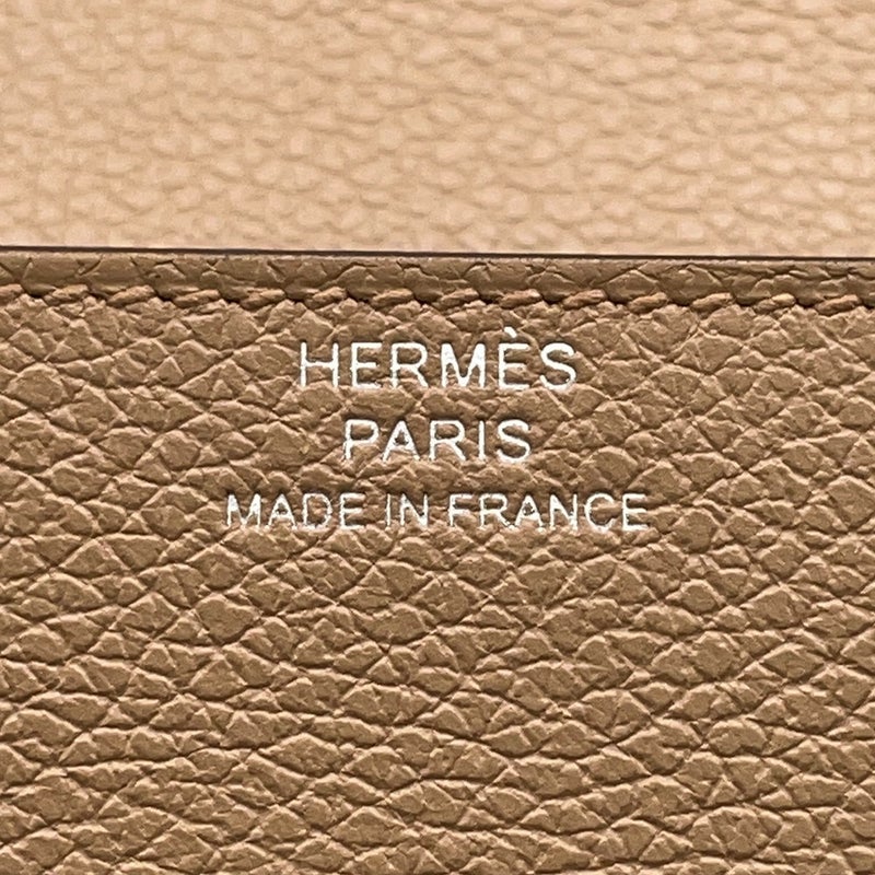 エルメス 財布 ロウリス ルリ スリム ヴェルソ  チャイ/ライム/シルバー金具エバーカラー U刻印 財布