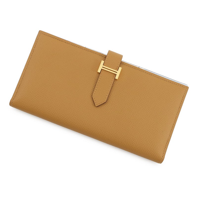 エルメス 長財布 ベアンスフレ ヴェルソ セサミ/ブルーブリュム/ゴールド金具 エプソン Z刻印