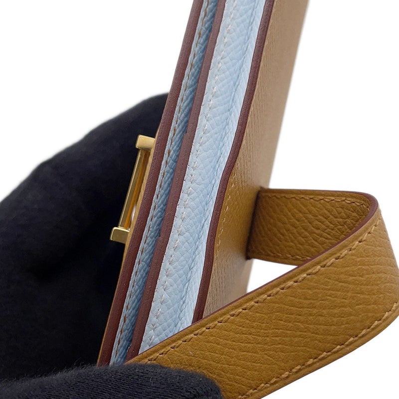 エルメス 長財布 ベアンスフレ ヴェルソ セサミ/ブルーブリュム/ゴールド金具 エプソン Z刻印