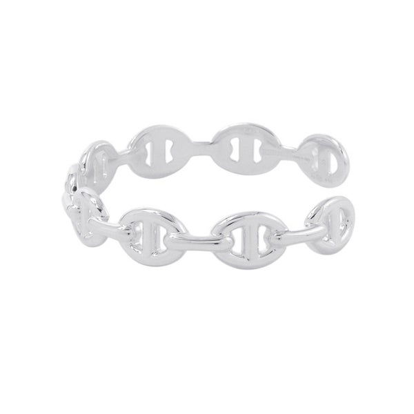 エルメス ブレスレット シェーヌダンクル アンシェネ バングル SV925シルバー サイズLG HERMES バングル