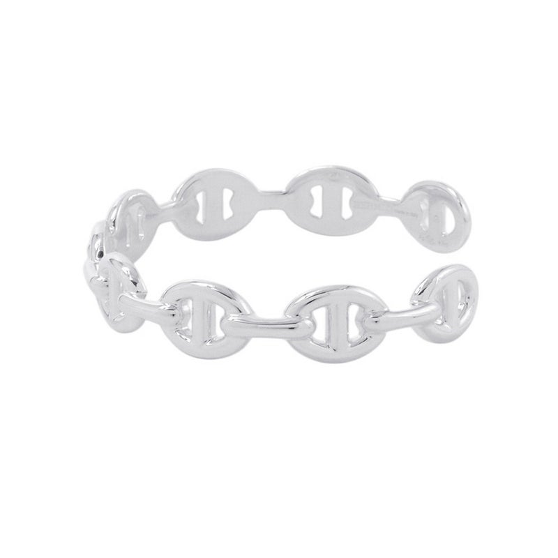 エルメス ブレスレット シェーヌダンクル アンシェネ バングル SV925シルバー サイズLG HERMES バングル