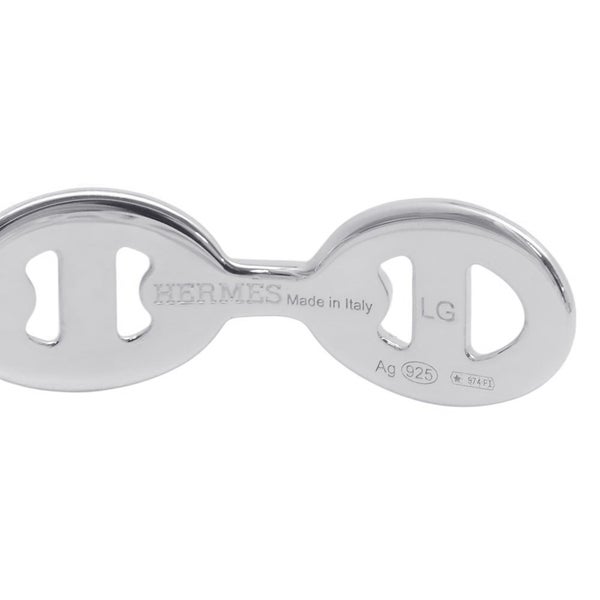 エルメス ブレスレット シェーヌダンクル アンシェネ バングル SV925シルバー サイズLG HERMES バングル