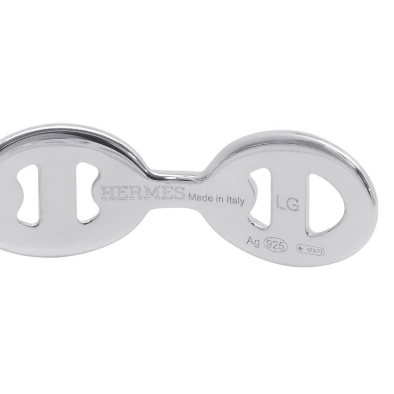 エルメス ブレスレット シェーヌダンクル アンシェネ バングル SV925シルバー サイズLG HERMES バングル