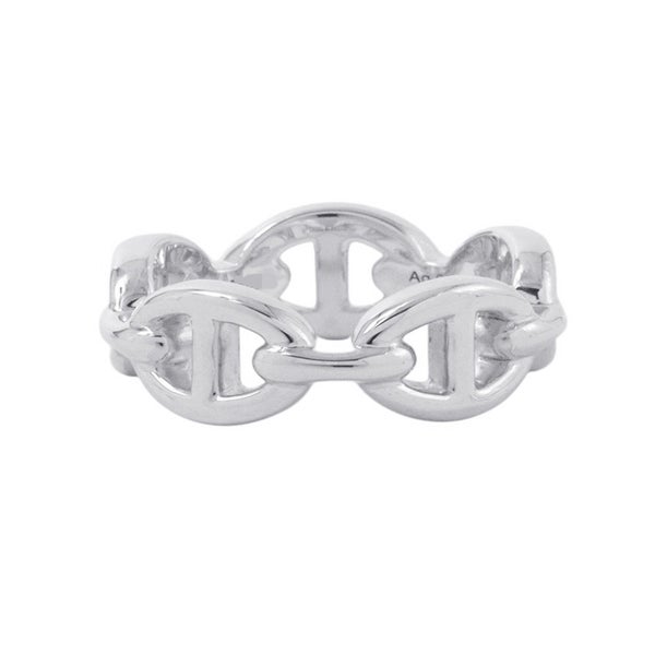 エルメス リング シェーヌダンクル アンシェネPM Enchainee SV925シルバー リングサイズ54 HERMES ジュエリー