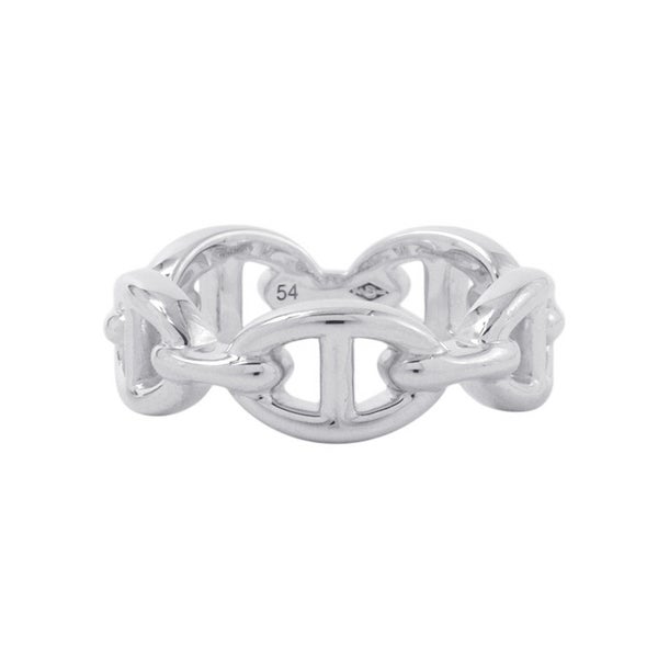 エルメス リング シェーヌダンクル アンシェネPM Enchainee SV925シルバー リングサイズ54 HERMES ジュエリー