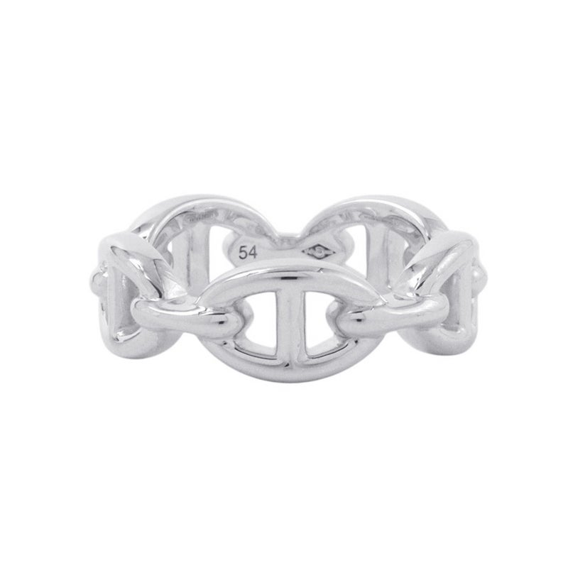 エルメス リング シェーヌダンクル アンシェネPM Enchainee SV925シルバー リングサイズ54 HERMES ジュエリー