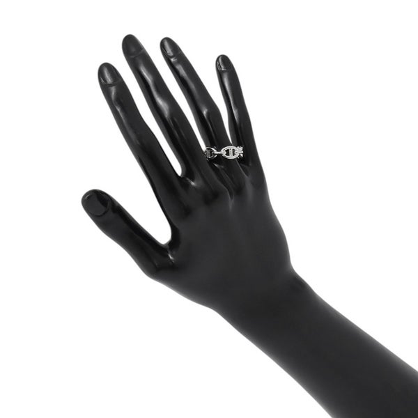 エルメス リング シェーヌダンクル アンシェネPM Enchainee SV925シルバー リングサイズ54 HERMES ジュエリー